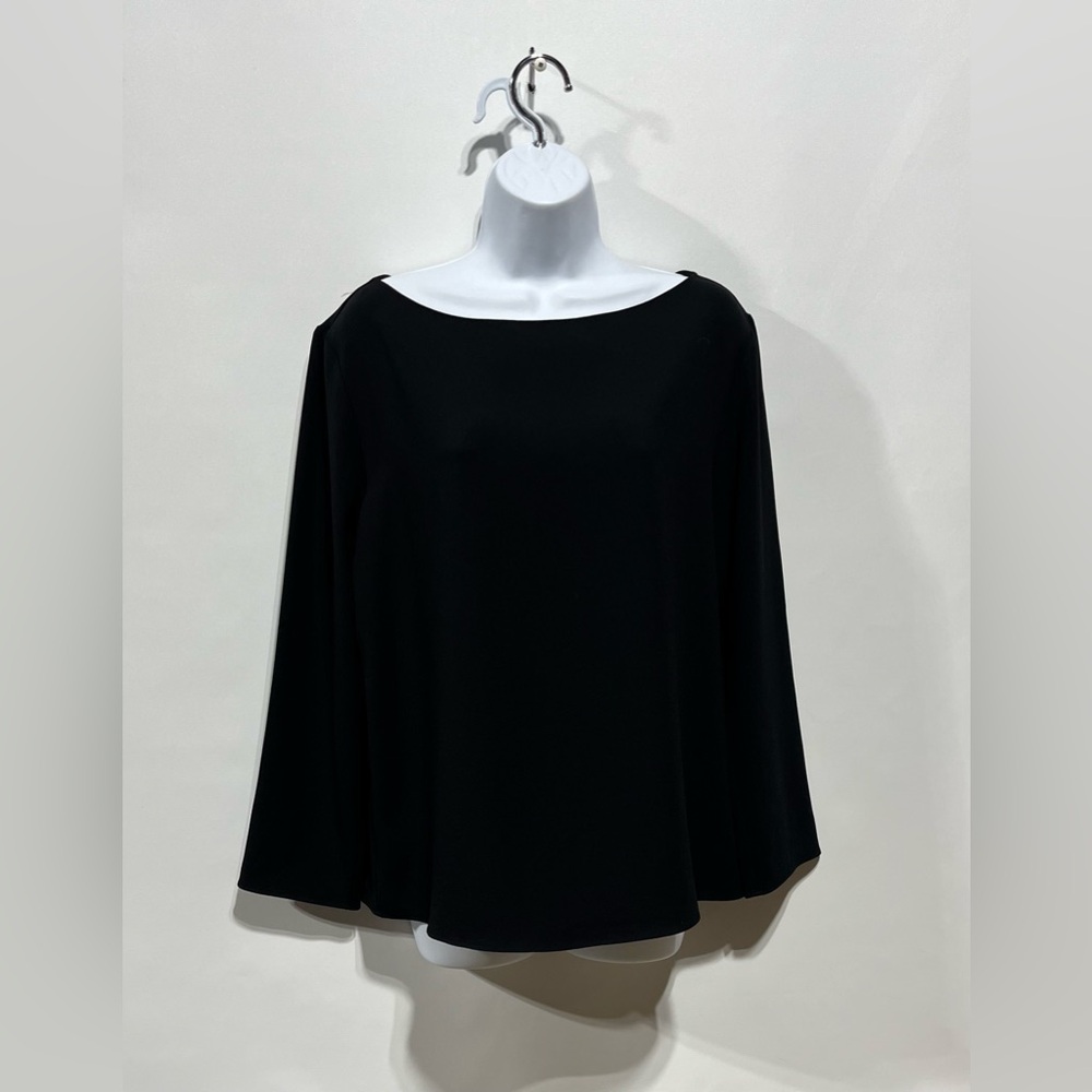 BABATON‎ ARITZIA Women’s Black Long Sleeve Blouse Size 2XS/TTP New With Tags